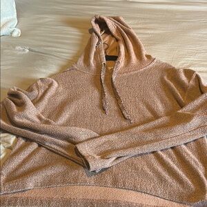 Cozy Tan Hoodie Sweatshirt